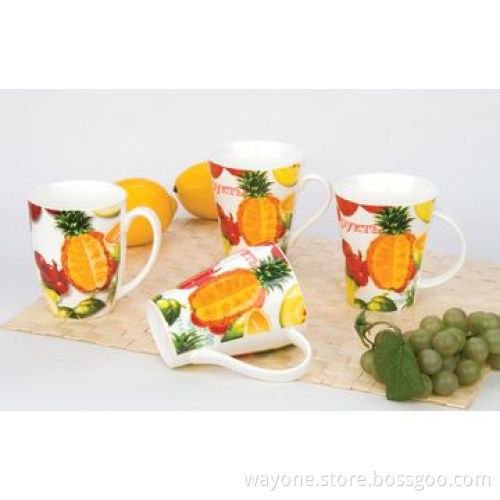 Light Blue Color Glazed Mugs, Can be with Customer's Logo, 9oz Volume, Ideal for Promotion